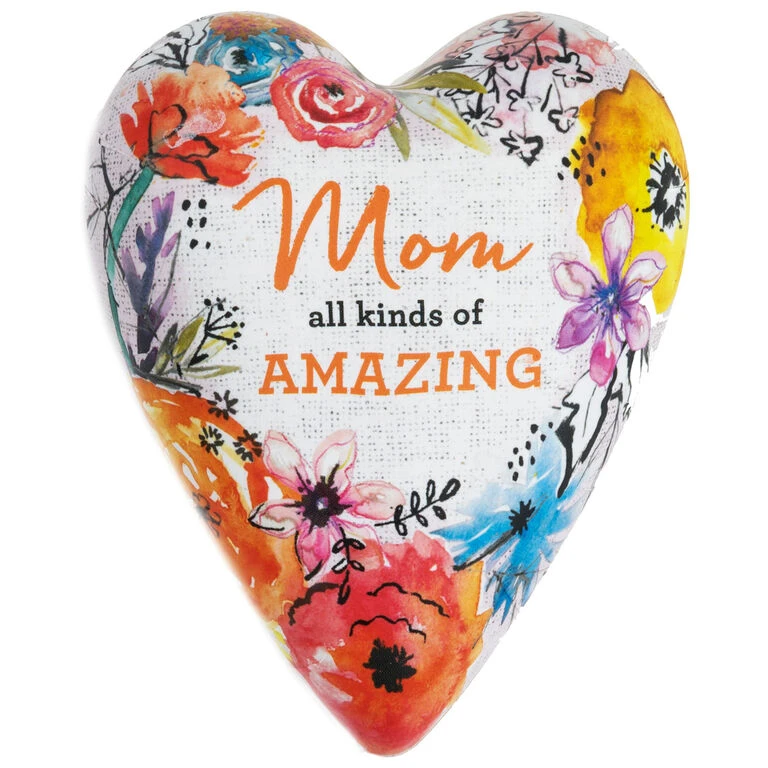 Amazing Mom Art Heart Trinket Box, 3.5" 1 Amazing Mom Art Heart Trinket Box, 3.5"