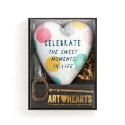 Demdaco Moments In Life Art Heart With Key Stand 7 Demdaco Moments In Life Art Heart With Key Stand -Hallmark Shop Moments in Life Heart Sculpture With Key 1003480379 04