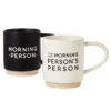 Hallmark Morning Person Stacking Mugs, Set Of 2 -Hallmark Shop Morning Person Stacking Mugs 1SNN1068 01