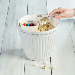 Mud Pie Popcorn And Candy Ceramic Bowl Set With Scoop -Hallmark Shop Mud Pie Popcorn and Candy Ceramic Bowl Set 46000238 02