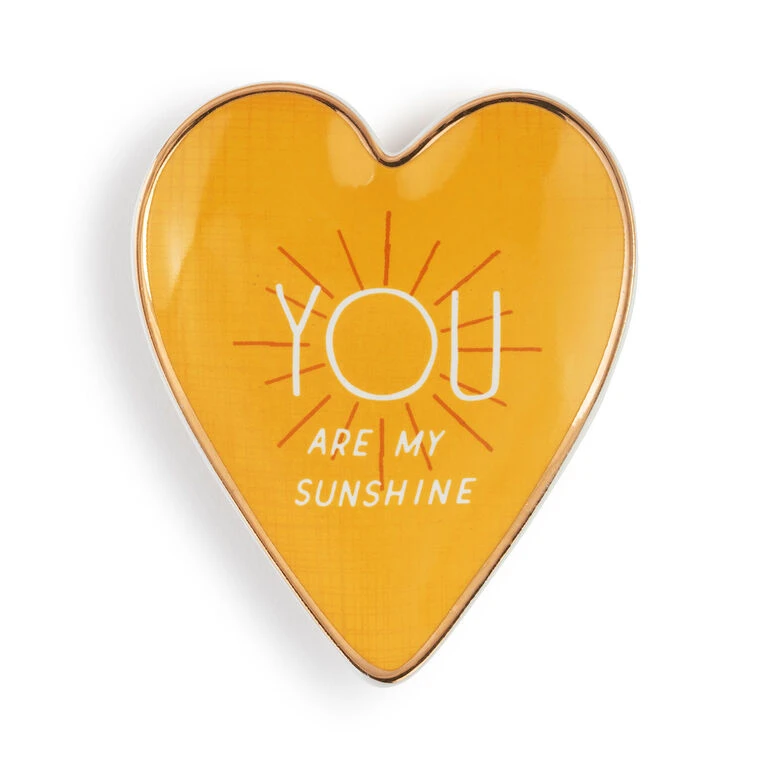 Demdaco My Sunshine Art Heart Trinket Dish 1 Demdaco My Sunshine Art Heart Trinket Dish