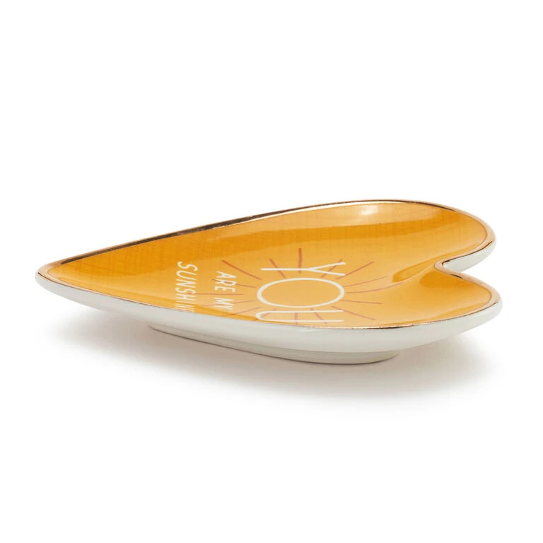 Demdaco My Sunshine Art Heart Trinket Dish 2 Demdaco My Sunshine Art Heart Trinket Dish - Image 2