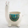 Natural Life Cream Ceramic Llama Planter -Hallmark Shop Natural Life Cream Ceramic Llama Planter PLNT073 01