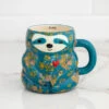 Natural Life Sylvia Sloth Sculpted Folk Mug, 16 Oz.