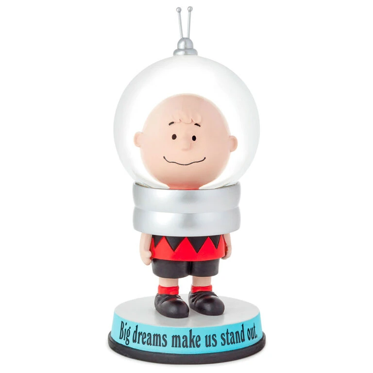 Hallmark Peanuts® Charlie Brown Big Dreams Snow Globe 1 Hallmark Peanuts® Charlie Brown Big Dreams Snow Globe