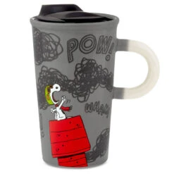 Hallmark Peanuts® Flying Ace Snoopy Color Changing Travel Mug, 16 Oz. 7 Hallmark Peanuts® Flying Ace Snoopy Color Changing Travel Mug, 16 Oz. -Hallmark Shop Peanuts Snoopy Flying Ace Color Change Travel Mug 1PAJ3528 04
