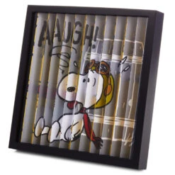 Hallmark Peanuts® Flying Ace Snoopy Dual-Image Framed Artwork, 10x10 -Hallmark Shop Peanuts Snoopy Flying Ace Lenticular Framed Art 1PAJ3525 02