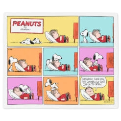 Hallmark Peanuts® Snoopy And Linus Comic Strip Throw Blanket, 50x60 5 Hallmark Peanuts® Snoopy And Linus Comic Strip Throw Blanket, 50x60 -Hallmark Shop Peanuts Snoopy and Linus Comic Strip Throw Blanket 1PAJ3509 03