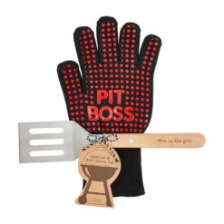 Mud Pie Pit Boss Grilling Glove And Spatula, Set Of 2