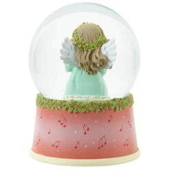 Precious Moments Wishing You Joyful Sounds Of The Season Musical Snow Globe, 5.7" -Hallmark Shop Precious Moments Angel Musical Snow Globe 231104 02