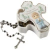Precious Moments Blessings On Your First Communion Boy Rosary Box With Rosary -Hallmark Shop Precious Moments Blessings On Your First Communion Girl Rosary Box With Rosary 222408 01