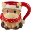 Precious Moments Merry Christmoose Mug, 14 Oz. -Hallmark Shop Precious Moments Moose Sculpted Mug 231412 01