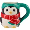 Precious Moments Fa-La-La Penguin Mug, 14 Oz. -Hallmark Shop Precious Moments Penguin Sculpted Mug 231413 01