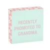 Recently Promoted To Grandma Wood Quote Sign, 4x4 -Hallmark Shop Recently Promoted to Grandma Wood Quote Sign 115862 01