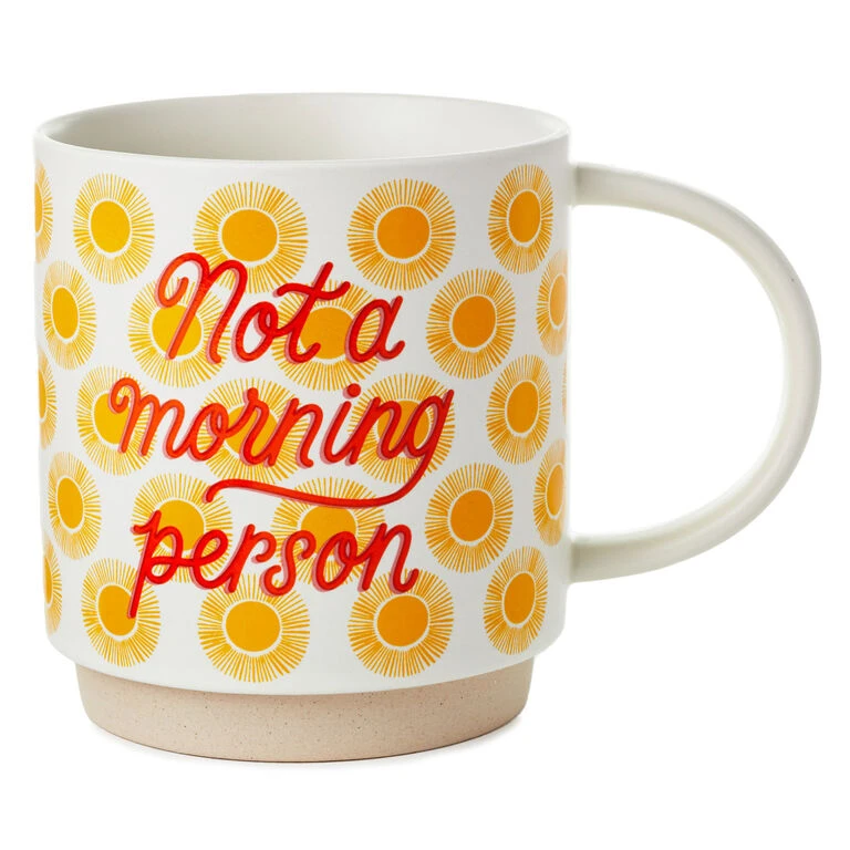 Hallmark Not A Morning Person Funny Mug, 16 Oz. 1 Hallmark Not A Morning Person Funny Mug, 16 Oz.
