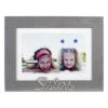 Malden Sisters Gray Distressed Wood Picture Frame, 4x6/5x7 -Hallmark Shop Sisters Gray Wood Matted Picture Frame 332346 01
