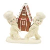 Enesco Snowbabies Carry It Gingerly Figurine, 5.24" 3 Enesco Snowbabies Carry It Gingerly Figurine, 5.24" -Hallmark Shop Snowbabies Carry a Gingerbread House Figurine 6012278 01