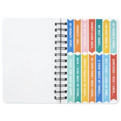 Hallmark Write On! Prompted Journal With Stickers -Hallmark Shop Spiral Notebook With 119 Prompt Stickers 3HWJ2111 04