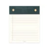 Designworks Ink Green Standard Issue Post Bound Note Pad -Hallmark Shop Standard Issue Post Bound Note Pad Green PPB562051 01