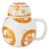 Hallmark Star Wars™ BB-8™ Mug With Sound, 14 Oz. -Hallmark Shop Star Wars BB8 Ceramic Mug With Sound Effects Lid 1SHP2167 01