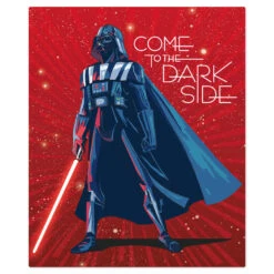 Hallmark Star Wars™ Darth Vader™ Dark Side Blanket 5 Hallmark Star Wars™ Darth Vader™ Dark Side Blanket -Hallmark Shop Star Wars Darth Vader Dark Side Fleece Blanket 1SHP2159 03