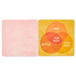 Hallmark Stop And Smell The Rosé: 20 Coasters Celebrating Friends (And Wine) Book -Hallmark Shop Stop and Smell the Ros Book With Coasters 1BOK1574 03