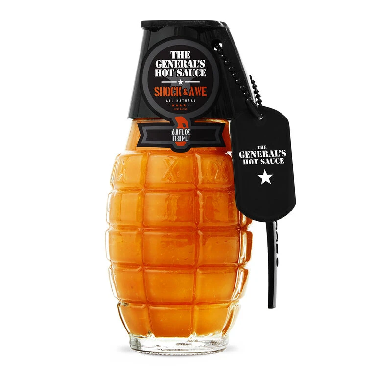 The General's Hot Sauce Shock & Awe Flavor, 6 Oz. 1 The General's Hot Sauce Shock & Awe Flavor, 6 Oz.
