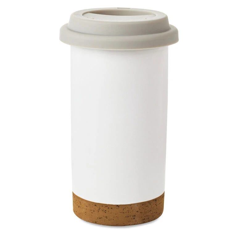 Hallmark These Hands Hold My Heart Ceramic Travel Mug, 12.5 Oz. 3 Hallmark These Hands Hold My Heart Ceramic Travel Mug, 12.5 Oz. - Image 3