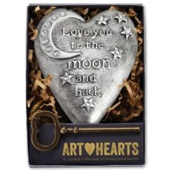 To The Moon Art Heart Sculpture, 4" -Hallmark Shop To the Moon Art Heart Sculpture 4 root 1003480047 1003480047 1470 4.jpg Source Image