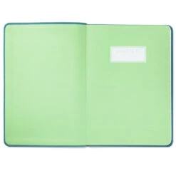 Hallmark Turquoise Faux Leather Notebook With Pen -Hallmark Shop Turquoise Faux Leather Notebook With Pen 1HWJ7041 03