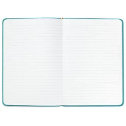 Hallmark Turquoise Faux Leather Notebook With Pen -Hallmark Shop Turquoise Faux Leather Notebook With Pen 1HWJ7041 04