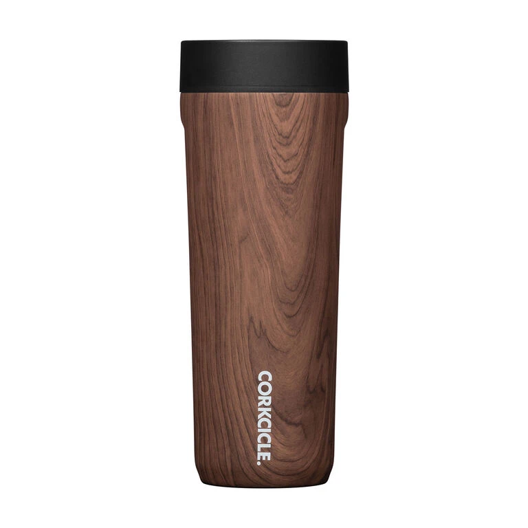 Corkcicle Walnut Wood Stainless Steel Commuter Cup, 17 Oz. 1 Corkcicle Walnut Wood Stainless Steel Commuter Cup, 17 Oz.