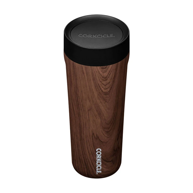 Corkcicle Walnut Wood Stainless Steel Commuter Cup, 17 Oz. 2 Corkcicle Walnut Wood Stainless Steel Commuter Cup, 17 Oz. - Image 2