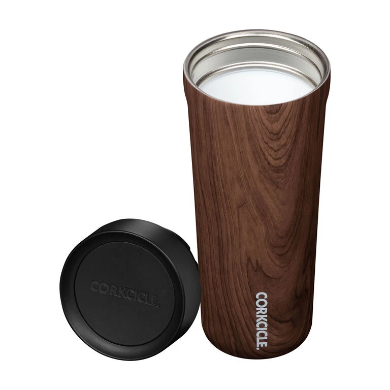 Corkcicle Walnut Wood Stainless Steel Commuter Cup, 17 Oz. 3 Corkcicle Walnut Wood Stainless Steel Commuter Cup, 17 Oz. - Image 3