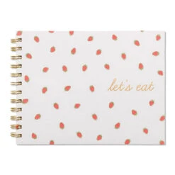 DesignWorks Ink Strawberries Meal Planner With Grocery Checklists