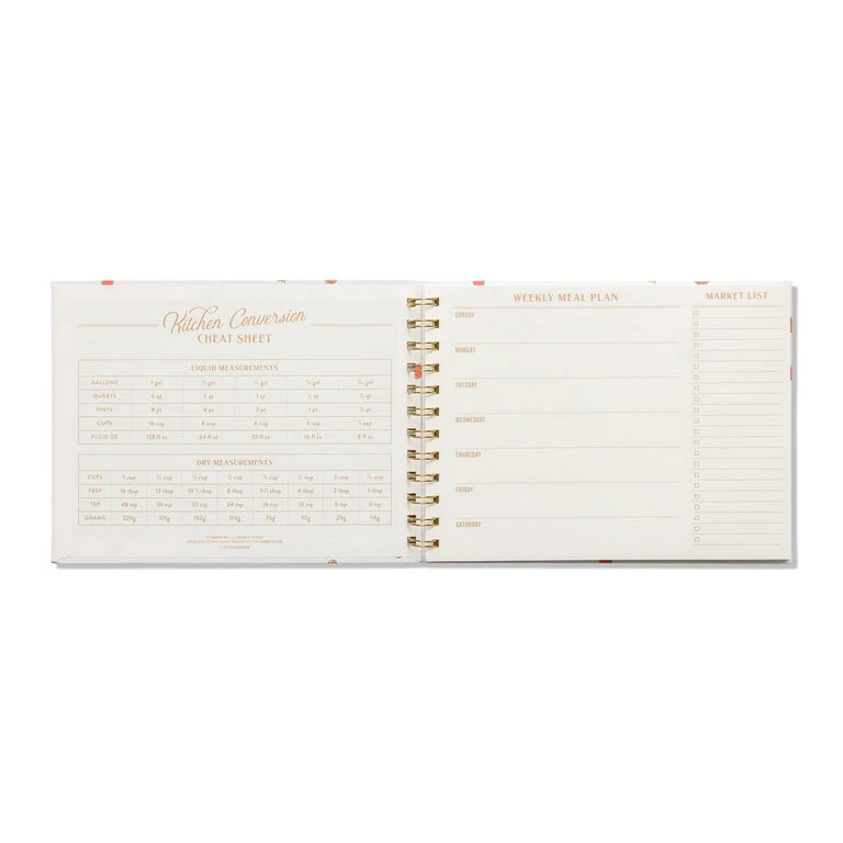DesignWorks Ink Strawberries Meal Planner With Grocery Checklists 2 DesignWorks Ink Strawberries Meal Planner With Grocery Checklists - Image 2