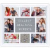 Malden Photo Collage Letterboard White Picture Frame, 18.5x16.5 -Hallmark Shop White Photo Collage Letterboard Picture Frame 918608 01