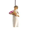 Willow Tree Girl With Tulip Bouquet 2023 Ornament, 4" 5 Willow Tree Girl With Tulip Bouquet 2023 Ornament, 4" -Hallmark Shop Willow Tree Girl With Tulip Bouquet Ornament 28211 01