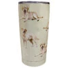 E&S Pets Yellow Labrador Stainless Steel Tumbler, 20 Oz. -Hallmark Shop Yellow Labrador Dogs on Tan Stainless Steel Tumbler 11520 01