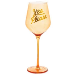 Hallmark Yes Please Wine Glass, 19.27 Oz.