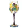Enesco Lolita® Happy Retirement Handpainted Wine Glass, 15 Oz.
