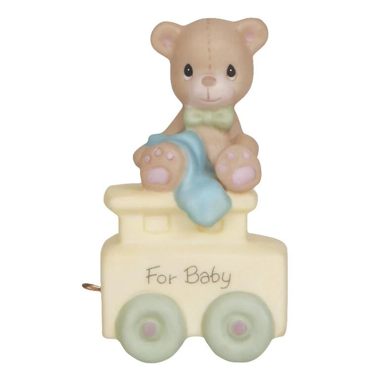 Precious Moments New Baby Teddy Bear Figurine 1 Precious Moments New Baby Teddy Bear Figurine